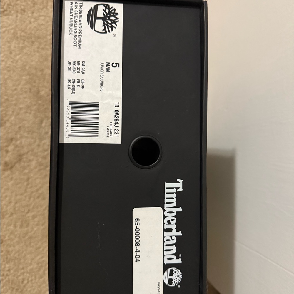 Timberland Junior 6" Premium Fur/Warm Lined Boot